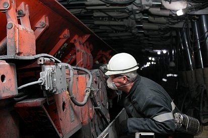 Equipment inspection at Sibirginsk Underground, Southern Kuzbass Coal Company