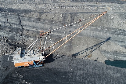 Dragline at Southern Kuzbass Coal Company’s Krasnogorsky Open Pit